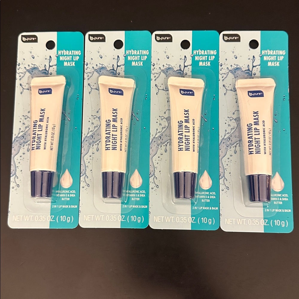 Bpure Hydrating Night Lip Mask bundle kit set of 4
